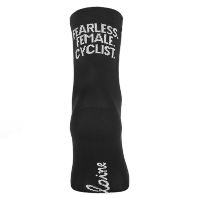 Cycling Socks - black - FEARLESS. FEMALE. CYCLIST.